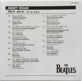 Beatles (The) - Abbey Road [Encore Pressing], JP-EN Booklet